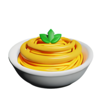 pasta 3d icono png