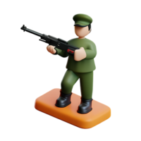 a figurine of a soldier holding a gun png