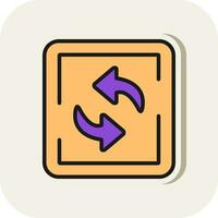 Rotate Arrow Vector Icon Design