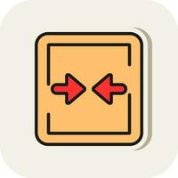 Compress Vector Icon Design