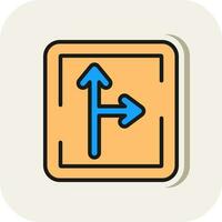 Junction Vector Icon Design