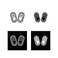 icono de vector de zapatillas