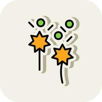 Firework  Vector Icon Design