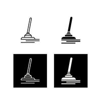 Cleaning Brush Vector Icon