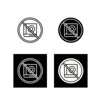 No Education Vector Icon