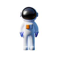 astronauta 3d profesión avatares ilustraciones png