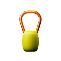 kettlebell 3d Gym aptitude icône png