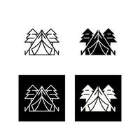 Tent Vector Icon