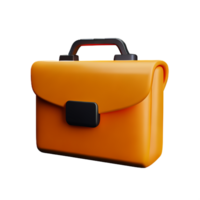 3d icon business empty briefcase png