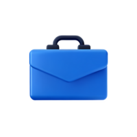3d icon business empty briefcase png
