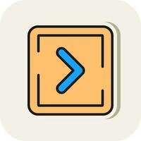 Right Arrow Vector Icon Design