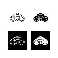 Binocular Vector Icon