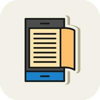 Ebook Vector Icon Design