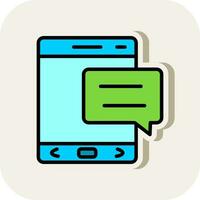 Chat  Vector Icon Design