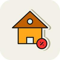 Mortgage Vector Icon Design