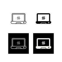 icono de vector de laptop