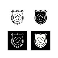 Police Shield Vector Icon