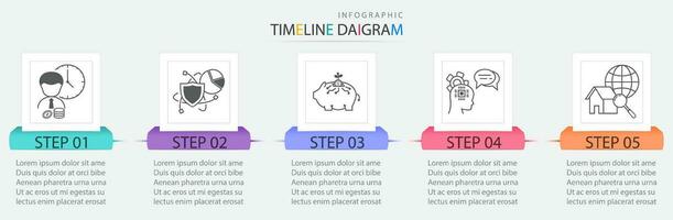 infographic business set 26-3 vector