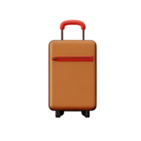 equipaje de viaje 3d icono png