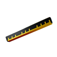 ruler tool mathematics school education 3d icon png