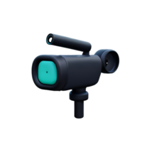 a camera with a green light on it png