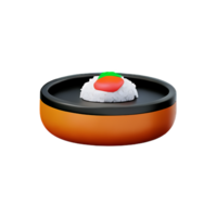 Sushi icono en transparente antecedentes png