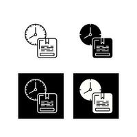 On Time Delivery Vector Icon