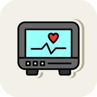 Cardiogram  Vector Icon Design