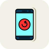 Mobile Refresh  Vector Icon Design