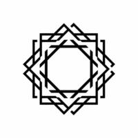 Vector ornament template design logo. Modern ornament vector for wedding invitation, background and print template design