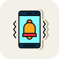 Mobile Vibrate  Vector Icon Design