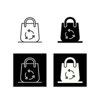 Eco Bag Vector Icon