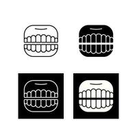 Denture Vector Icon