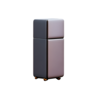 3d illustration fridge refrigerator png