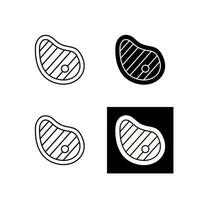 Steak Vector Icon