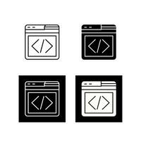 Web Programing Vector Icon