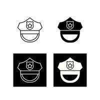 Police Hat Vector Icon