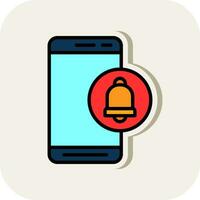 Mobile Alert  Vector Icon Design