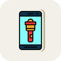 Flashlight  Vector Icon Design