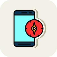 Compass  Vector Icon Design