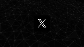 Twitter new logo X. Twitter changed app logo with X. Twitter news. X new social media video