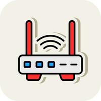 Router  Vector Icon Design