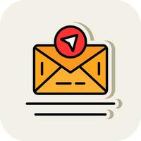 Send Mail  Vector Icon Design