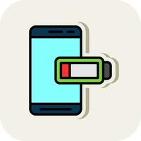 Low Battery  Vector Icon Design