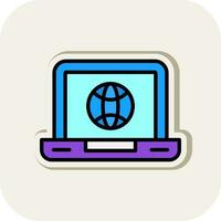 Internet  Vector Icon Design