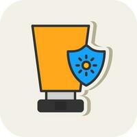 Skin Protection  Vector Icon Design