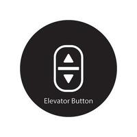 elevator button icon vector