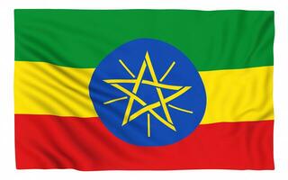 bandera de etiopia foto