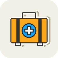 First Aid Kit  Vector Icon Design