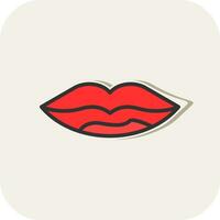 Lip  Vector Icon Design